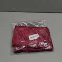 Encasa XO Velvet Throw Pillow Covers 18x18 in (45x45 cm) - Maroon - No Inserts, Pack of 2 Cases | Solid Plain Dyed Soft & Smooth, Square Decorative Cushion Covers for Living & Bedroom