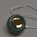 Portable Clip-On Fan, Mini USB Rechargeable 360 Rotatable Fan, 3-Speed Silent Mini Bladeless Fans (Green)