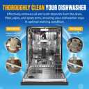 2 x Dishwasher Cleaner Tablets - 24 Tablets (1-Year Supply) Lemon-Scented, Heavy Duty Cleaning Descaler Pods for Dish Washer, Deep Cleans & Maintains Your Dishwashing Machine for Optimal Performance