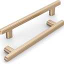 10 Pack 5 Inch(128mm) Kitchen Cabinet Handles Champagne Bronze Cabinet Pulls Champagne Gold Kitchen Cabinet Hardware Drawer Pulls for Cupboard Wardrobe