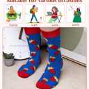 Chalier 5 Pairs Womens Fun Famous Painting Patterned Art Socks Cotton, Printed Cool Novelty Funny Socks for Women (One Size)