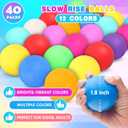 40Pcs Stress Balls-Squishy Stress Balls Bulk-Treasure Box Toys-Fidgets Prizes Bulk-Sensory Balls-Stress Balls for Adults -Classroom Prize-Goodie Bag Stuffers, Sensory Toys (40pack Stress Balls)