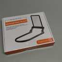 Magnifying Glass with Light for Reading,Hands Free Page Reading Magnifier for Books with 3 Color Dimmable, Neck Wear Large Screen Stand Glasses for Close Work Seniors Low Vision Rechargeable (Small)