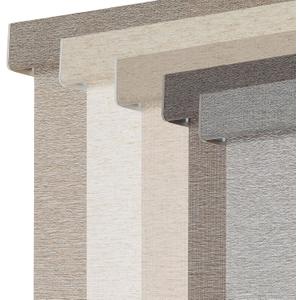 Persilux Light Filtering Roller Shades for Window Blinds,Cordless,Linen Fabric,Thermal Insulated Fabric UV Protection Shades for Home,Office,Bedroom,Door,Light Filtering-Grey,33 1/2" W X 64" H