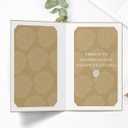 4 x Sympathy Card, Condolences Card, Sympathy Cards with Premium Envelope, 8x5.3 Inches, Double-Sided (BT-102)