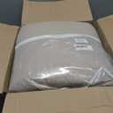 Masaca Oversized King Bedspread 128x120,Linen Colored Lightweight Quilt Set 3Pcs Soft Microfiber Extra Large King Farmhouse Quilt Coverlet Bedding Set (Linen-cross Pattern)