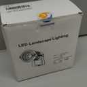 Youngine 12V Outdoor LED Lawn Light Lamps Landscape Spotlight 5W COB Garden Patio Wall Yard Path Decorative Lighting with Spiked Stand, Pack of 2 (Cool White),NO Plug