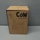 Highland Cow Statue with Solar Lantern - Resin Solar Garden Statues Outdoor Yard Patio Garden Decor - Unique Gifts for Women,Mom Men (Copper)