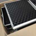 Stagiant Rolling Makeup Case Cosmetology Case on Wheels 4 in 1 Large Cosmetic Organizer Train Case Makeup Travel Case with Key Swivel Wheels Nail Artist Salon Storage Traveling Cart Trunk Black