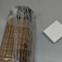 UNISHADES Cordless Bamboo Roman Shades for Windows, Blinds Size (32.5" W 64" H) Colour (Highfield Teak)