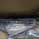 Closet Rod, 16 to 51 Inch Closet Rods Heavy Duty Adjustable Wardrobe Poles for Hanging Clothes and Heavy Duty Bracket Closet Pole Support (The Shelf NOT Included)(Black)