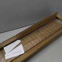 LazBlinds No Tools No Drill Cordless Bamboo Roman Shades, Light Filtering Window Treatment, Roll Up Bamboo Blinds for Windows 24'' W x 48'' H, Eastfield Teak