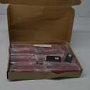 Flameless Candles with Embedded Star String, Battery Operated LED Pillar Candles with Timer and Remote Control,Home Decorating for Ambiance Set of 9 (Red)