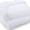 Utopia Bedding Twin Fitted Sheets - Bulk Pack of 02 Bottom Sheets - Soft Brushed Microfiber - Deep Pockets - All Around Elastic (White)