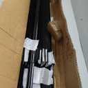 FOREHOGAR Metal Fence Post 4 Feet Black, Pack of 15, T Post for Wire Fence, No Dig Steel U Post Fencing for Lawn Garden Wire Mesh Fence Poles Sign Outdoor Light Duty