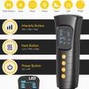 ITCPRL Leg Massager with Heat and Compression, Foot Calf & Thigh Massage for Circulation and Pain Relief, Leg Compression Massager with Handheld Controller 3 Intensities 6 Modes