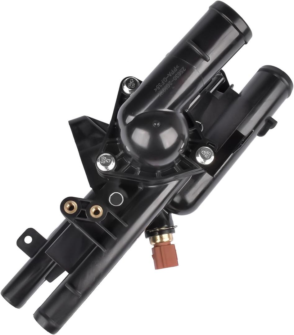 GELUOXI Engine Coolant Thermostat Housing Replacement for Hyundai Sonata Santa Fe Sport Tucson Kia Optima 2010-2016 25600-2G500