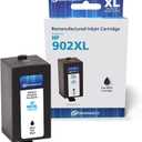 Dataproducts Brand Remanufactured Ink Cartridge Replacement for HP 902XL T6M14AN Black, 825