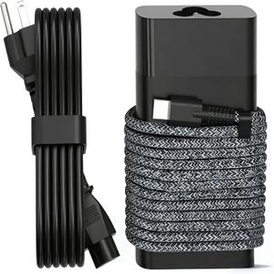 65W USB C Laptop Charger Compatible with HP Spectre X360,Spectre,Elitebook x360,Elitebook,Envy,Omnibook,Chromebook,Dragonfly,Elite x2,Zbook,ProBook Travel Type C AC Adapter Power Cord Supply