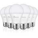 JIANGSILING A19 LED Light Bulb, 100W Equivalent Light Bulbs, 15W 3000K Warm White, 1500 Lumens, Non-Dimmable LED Bulb, E26 Standard Base for Indoor and Outdoor, ETL Listed, 6-Pack
