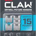 3M Claw 15 lb. Drywall Picture Hanger with Spot Markers, Heavyweight Hanging Solution for Room Decor and Office Decor, Including Mirrors or Large Art  5 Pack