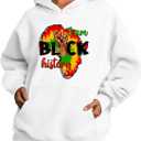 2 x 10 Sheets Black History Month Iron On Transfer Heat Press Decals Black and Proud Heat Transfers Patches for Clothing Hoodies Washable DIY Decoration Applique