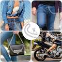 Wallet Chain Hip Hop Punk Pants Chain for Belt Jean Pocket Chains for Men & Women Goth Accessories with Double Buckle