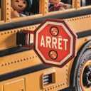 Playmobil School Bus with Accessories and 4 Figures
