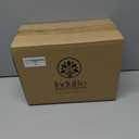 Bamboo Tumbler Lid Organizer  Space Saving Multi-Tier Storage Rack with Straw Holder and Gasket Drawer  Vertical Cup Lid Organizer for Cabinet, Kitchen Countertop - Triple