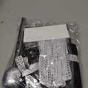 2 x Pop Star Costume Accessory Set, Sequin Fedora Hat with Curly Wig, Suspenders, Tie, Bow Ties, Gloves, Sunglasses, Microphone