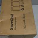 3 Pcs Glass Jars with Lids, 78oz 2300ml Glass Canisters with Airtight Lids, Air Tight Large Storage Jars, Sealed Square Mason Jars for Kitchen Food Storage Canning Cereal Cnady Flour Bean