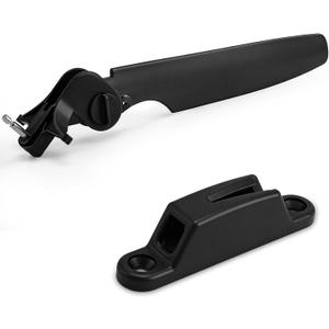 17‘' Kayak Rudder Steering System - Kayak Tail Rudder Direction Controller Replacement Parts with Nylon Blade Steering Control Kit with Nylon Blade and Locking Mechanism