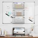 JANE EYRE Magnetic File Holder - 3PCS Paper File Mail Organizer No Drilling Magazine Paper Document Organizer for Cabinets Office Whiteboard