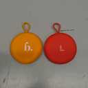 Menstrual Disc Reusable, 2-Pack Size S & L - Softer Than Menstrual Cups and Can Be Used Intimate Moments - Comfort-Fit Period Disc Set with 12 Hr Wear - 100% Medical Grade Silicone (Red and Orange)