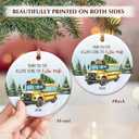 School Bus Driver Christmas Ornaments 2025 - Back to School, Thank You Appreciation Gifts for Xmas, End of Year - Bus Driver for Women, Men, School Staff Holiday Keepsake