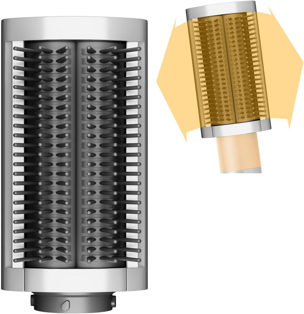 Firm Smoothing Brush for Dyson Airwrap, Hair Stying Drying Comb for Frizee-Prone Hair to Smoothing and Straight, Replacement Attachment for Part No.971892-08