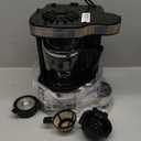 Hamilton Beach 2-Way Programmable Coffee Maker, 12 Cup Glass Carafe And Single Serve Coffee Maker, Black with Stainless Steel Accents, 49980RG