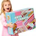 Wowood Arts and Crafts Kit for Kids - Over 1600 Pieces of DIY Craft Supplies! Creative Hobby Fun Activity Toys & Perfect Gifts for Girls and Boys Ages 8-12 to Spark Imagination and Joy(PA002)