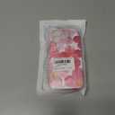 Compact for iPhone 12 Pro Case Floral Flowers Oil Painting Phone Case, Cute Trendy Soft Slim Shockproof Protective Cover Designed for Women Girls Aesthetic, Pink