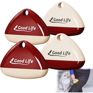 Lint Roller, Good-Life Reusable Lint Roller, Portable Lint Remover, Washable, Eco-Friendly, Pet Hair Remover for Clothes, Furniture & Carpets, 4Pcs