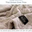 HIORIE Japanese Gauze Blanket, 8-Layered Twin Size, 100% Cotton, Lightweight Soft Breathable All Season, Machine Washable, Smoke Blue, 69x79inches