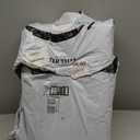 Outdoor Rug 9x12 ft Large Waterproof Outdoor Carpet Patio Rug Mat, Reversible RV Camping Plastic Straw Rug, Outside Modern Carpet for Patio Deck Balcony Backyard Picnic Beach,Grey White