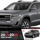 4PCS in-Channel Window Visors Rain Guards 4pcs Fit for GMC Acadia 2017-2023