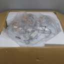 15-Light LED Staircase Chandelier Crystal Ceiling Lights Large Chandeliers for High Ceilings, Entryway Modern Lighting Fixture Villas and Stairs, Adjustable Length 23" W x100 H,75W