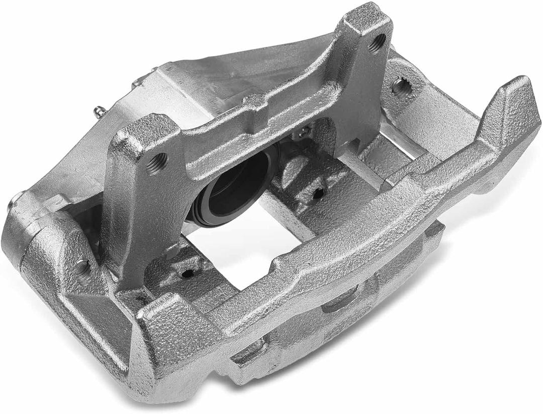 A-Premium Disc Brake Caliper Assembly with Bracket Compatible with Select Audi Models - TT 2008-2009, TT Quattro 2009-2015, TT RS Quattro 2012-2013, TTS Quattro - Front Left Driver Side