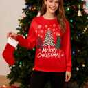 ZenGents Women Ugly Christmas Sweatshirt Long Sleeve Shirts O-neck Pullover (Red, XXL)