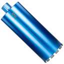 SALI Wet Diamond Core Drill Bits 6"/152mm Diameter, 15"/380mm Drilling Depth Concrete Core Drill Bit, 1-1/4-7" Thread Core Bit Turbo Laser-Welded Segments with Rebar, Brick, Block, Masonry, Stone