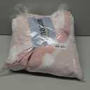 MYSKY HOME Pink Curtains for Girls Bedroom 84 Inches Long Blackout Nursery Curtains Double Layer Pom Pom Sheer Overlay Kids Toddler Room Decor Grommet Privacy Room Darkening Window Drapes 52 x 84 Inch