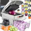 Mueller Pro-Series All-in-One, 12 Blade Mandoline Slicer for Kitchen, Food chopper, Vegetable Slicer and Spiralizer, Cutter, Dicer, Grater, Kitchen