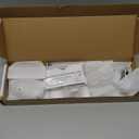 Shower Slide Bar Adjustable Handheld Shower Head Holder Wall Mount - 15inch All-Metal Shower Head Slide Bar Compatible with Bathroom Drill Free Glue Installation - Brushed